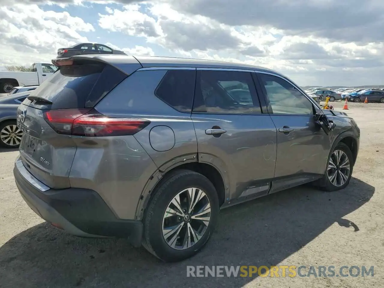 3 Photograph of a damaged car JN8AT3BB0MW209743 NISSAN ROGUE 2021