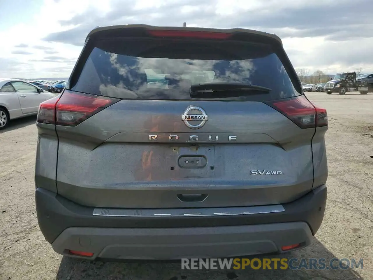 6 Photograph of a damaged car JN8AT3BB0MW209743 NISSAN ROGUE 2021