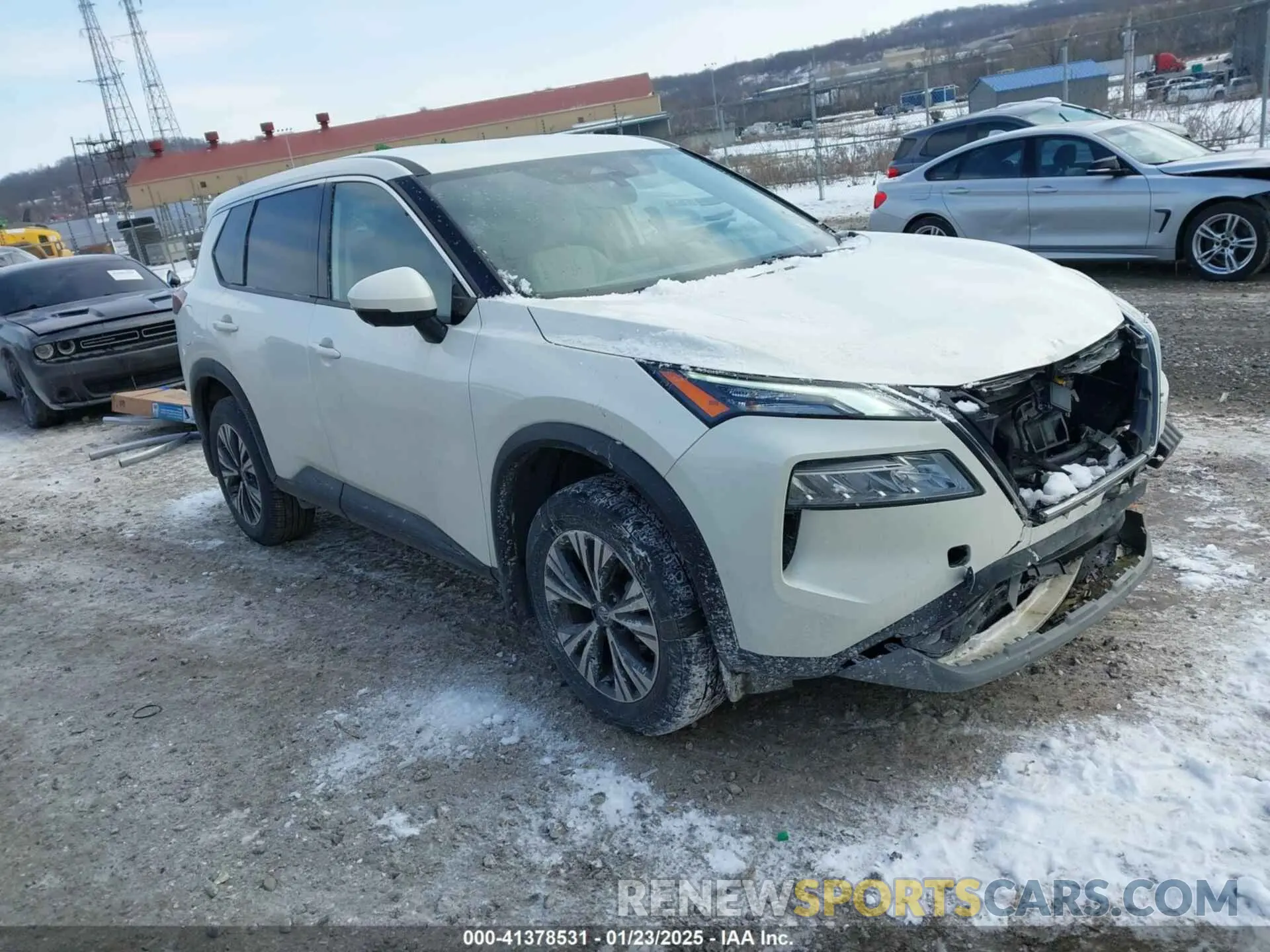 1 Photograph of a damaged car JN8AT3BB0MW213419 NISSAN ROGUE 2021