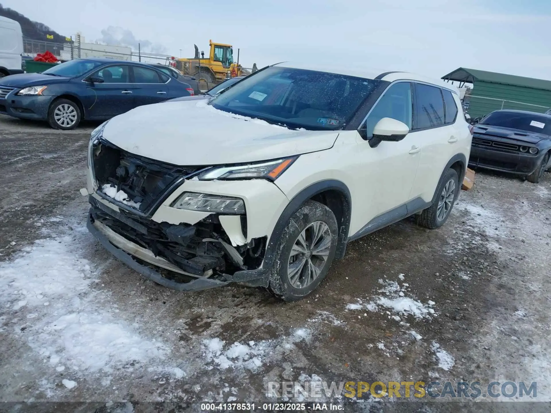 2 Photograph of a damaged car JN8AT3BB0MW213419 NISSAN ROGUE 2021