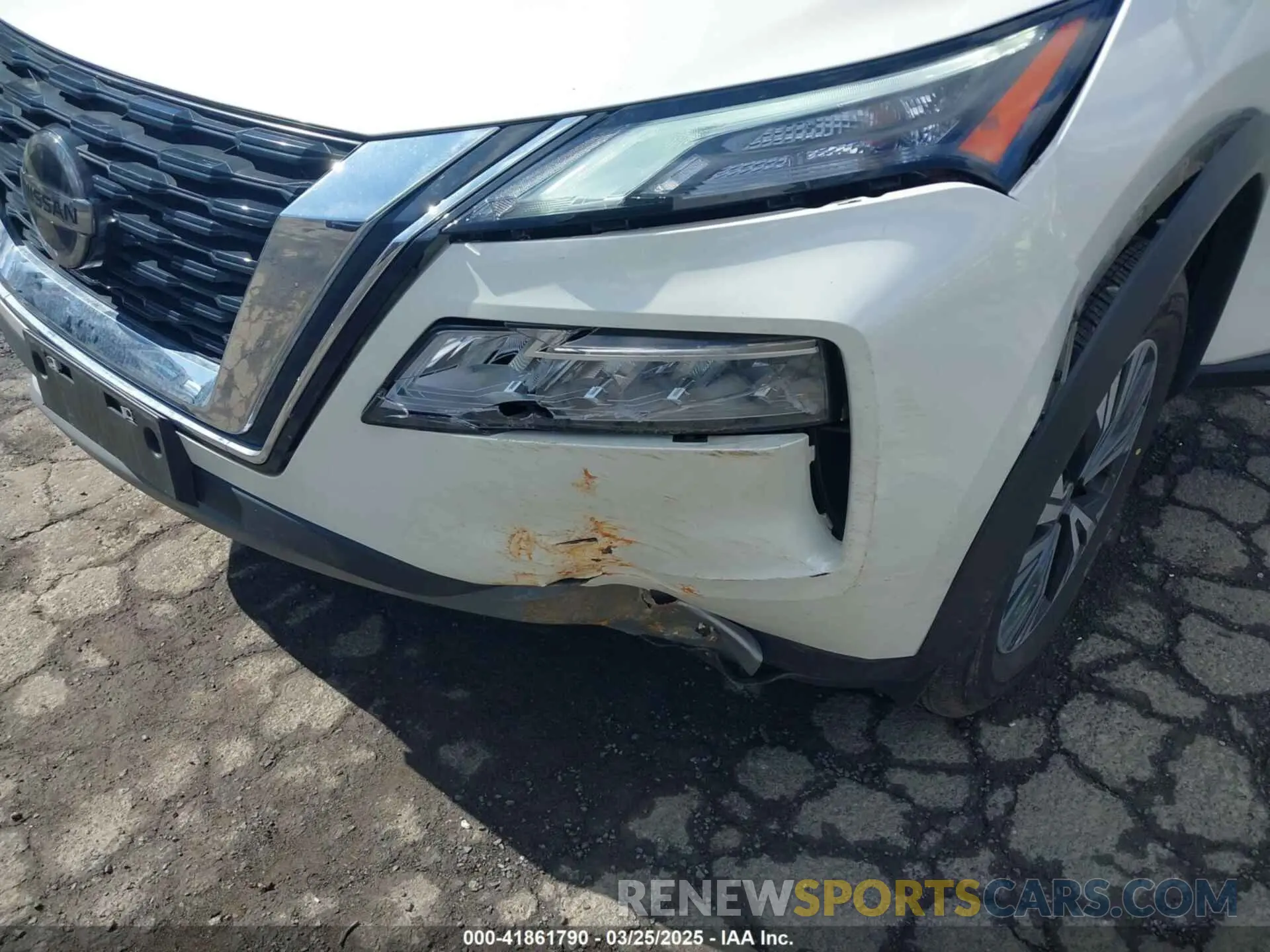 6 Photograph of a damaged car JN8AT3BB0MW214750 NISSAN ROGUE 2021