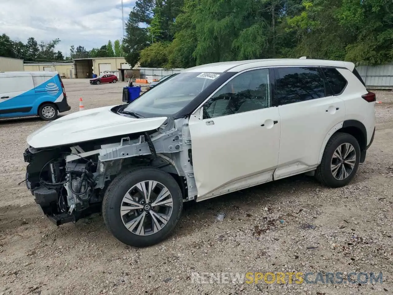 1 Photograph of a damaged car JN8AT3BB0MW238529 NISSAN ROGUE 2021