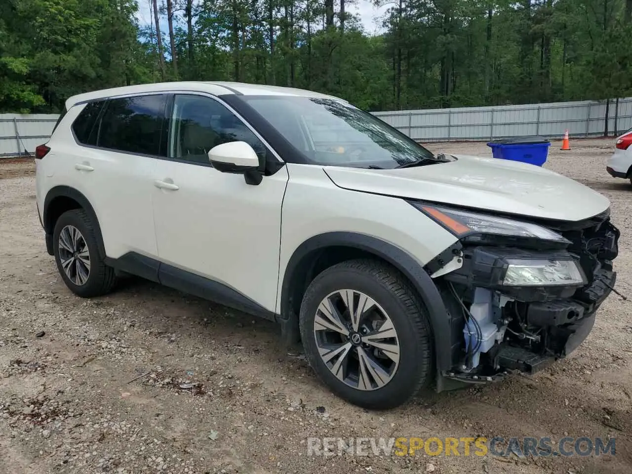 4 Photograph of a damaged car JN8AT3BB0MW238529 NISSAN ROGUE 2021