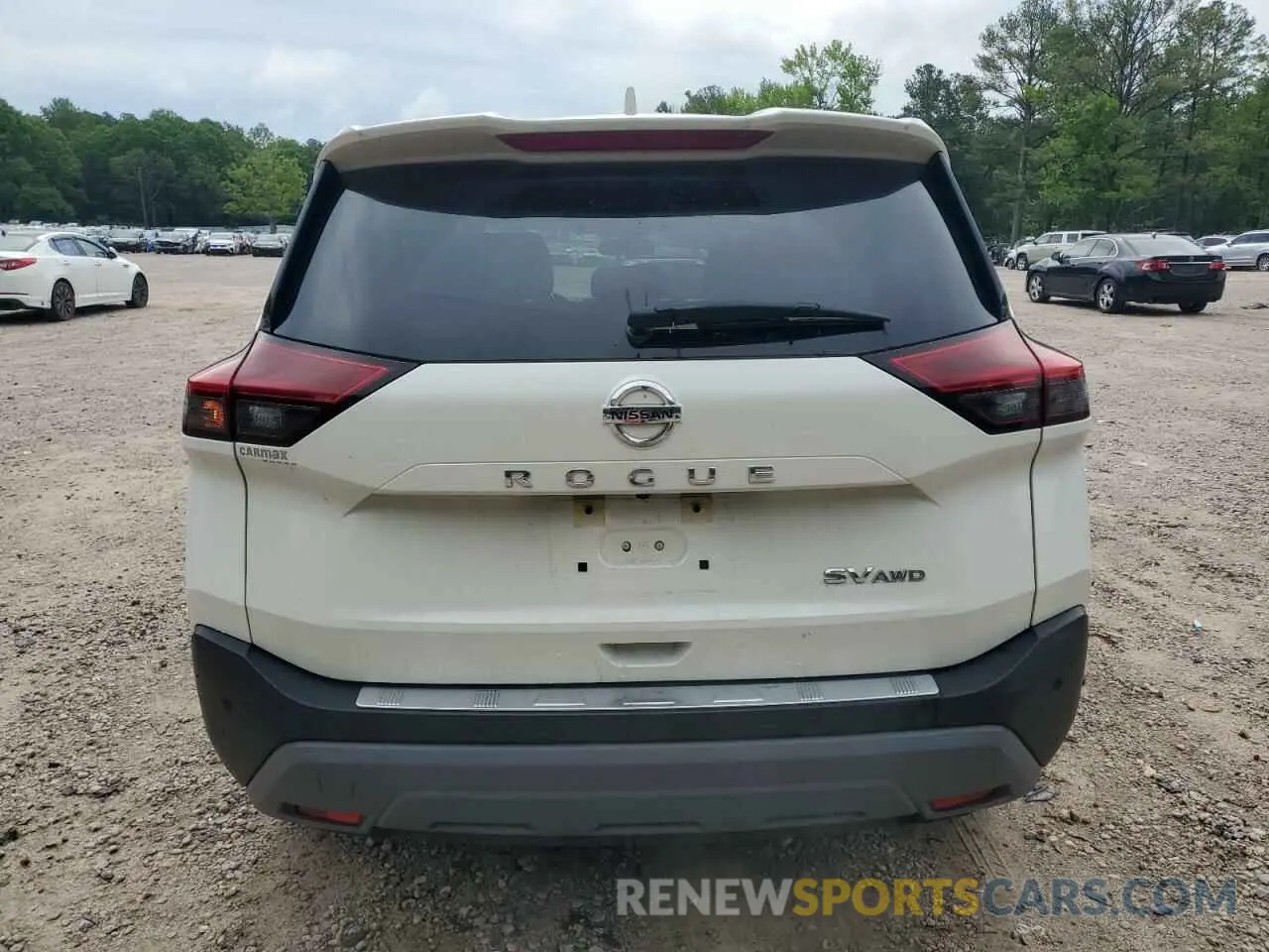 6 Photograph of a damaged car JN8AT3BB0MW238529 NISSAN ROGUE 2021