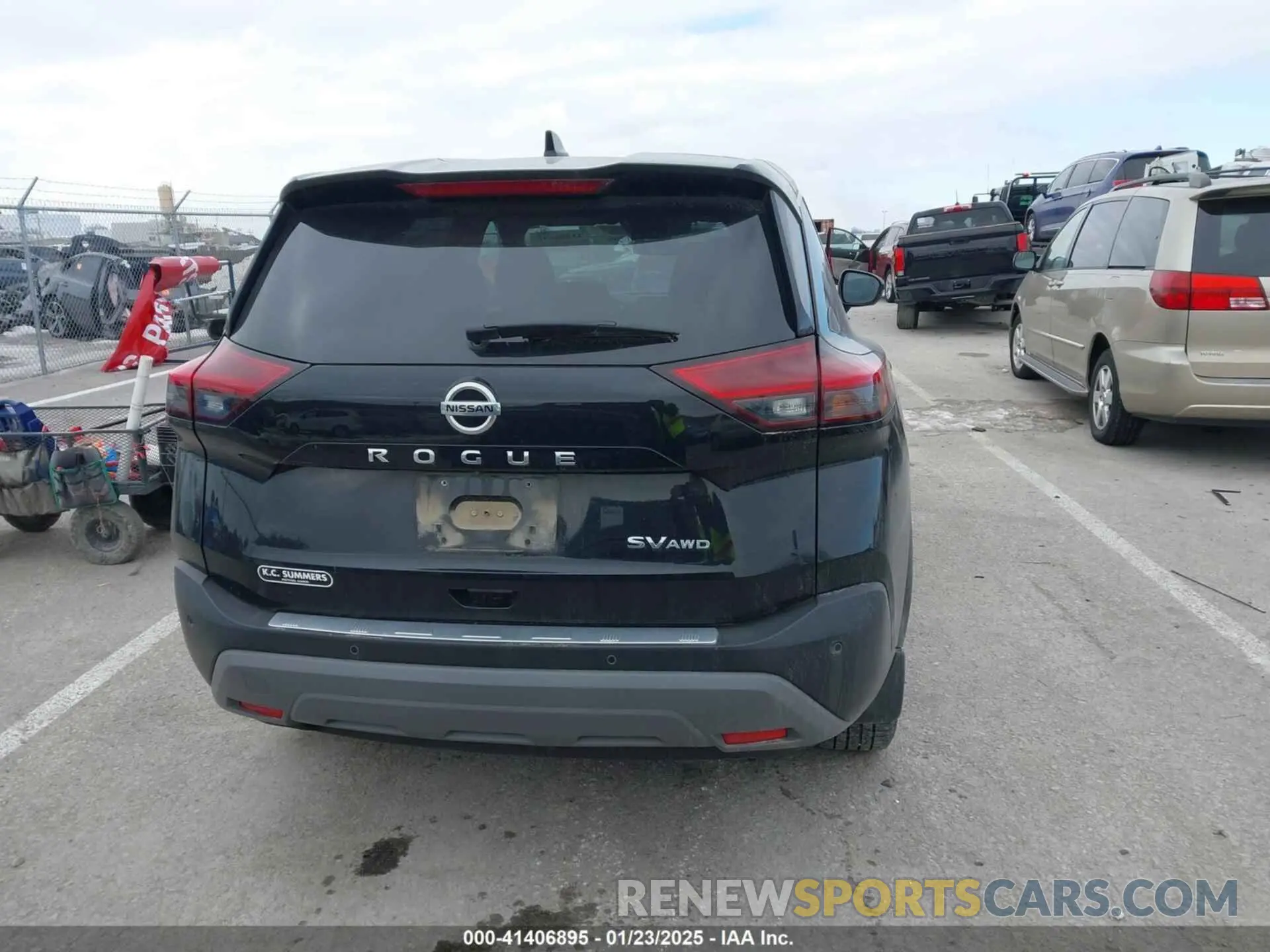 16 Photograph of a damaged car JN8AT3BB1MW204809 NISSAN ROGUE 2021