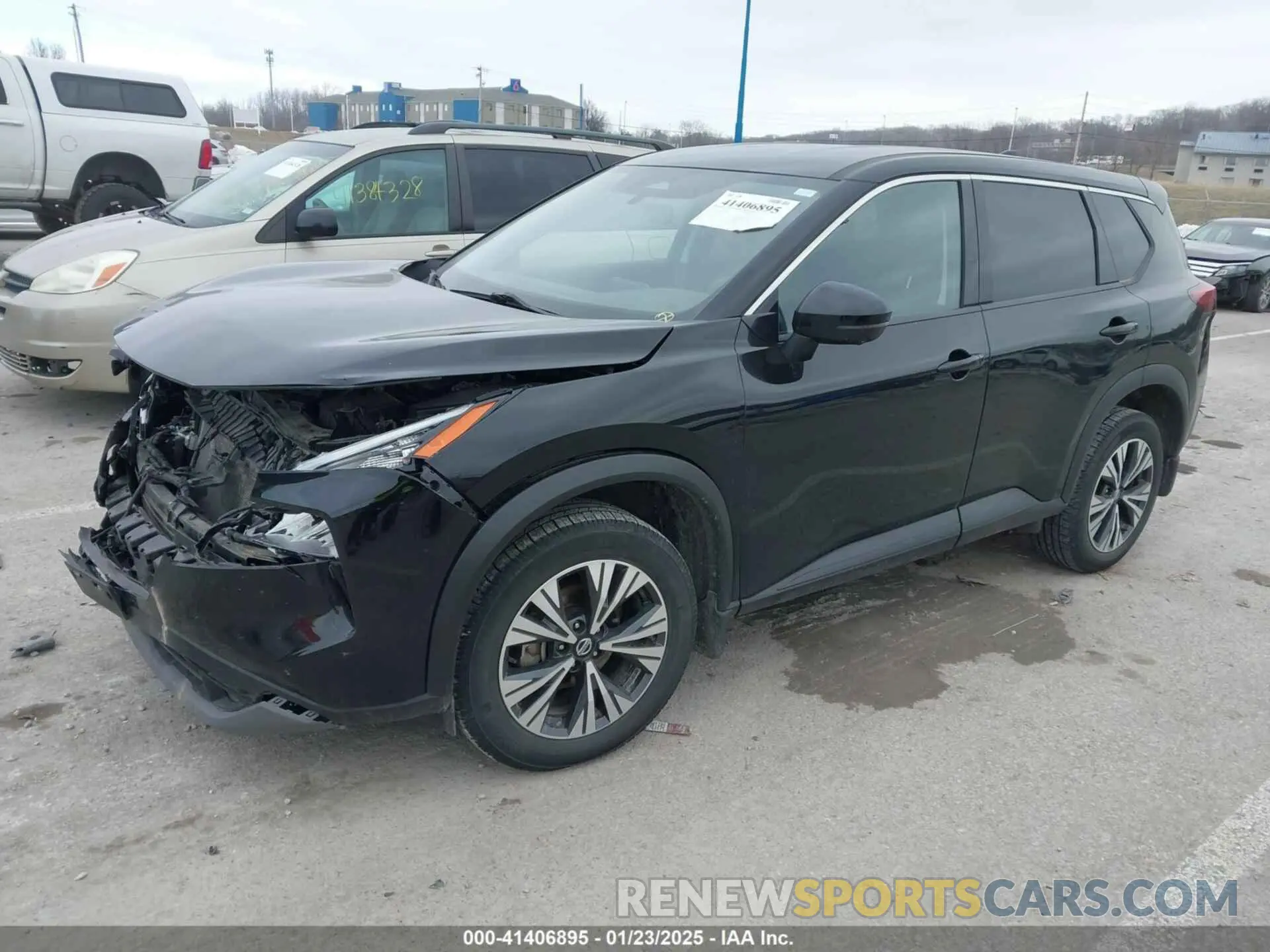 2 Photograph of a damaged car JN8AT3BB1MW204809 NISSAN ROGUE 2021