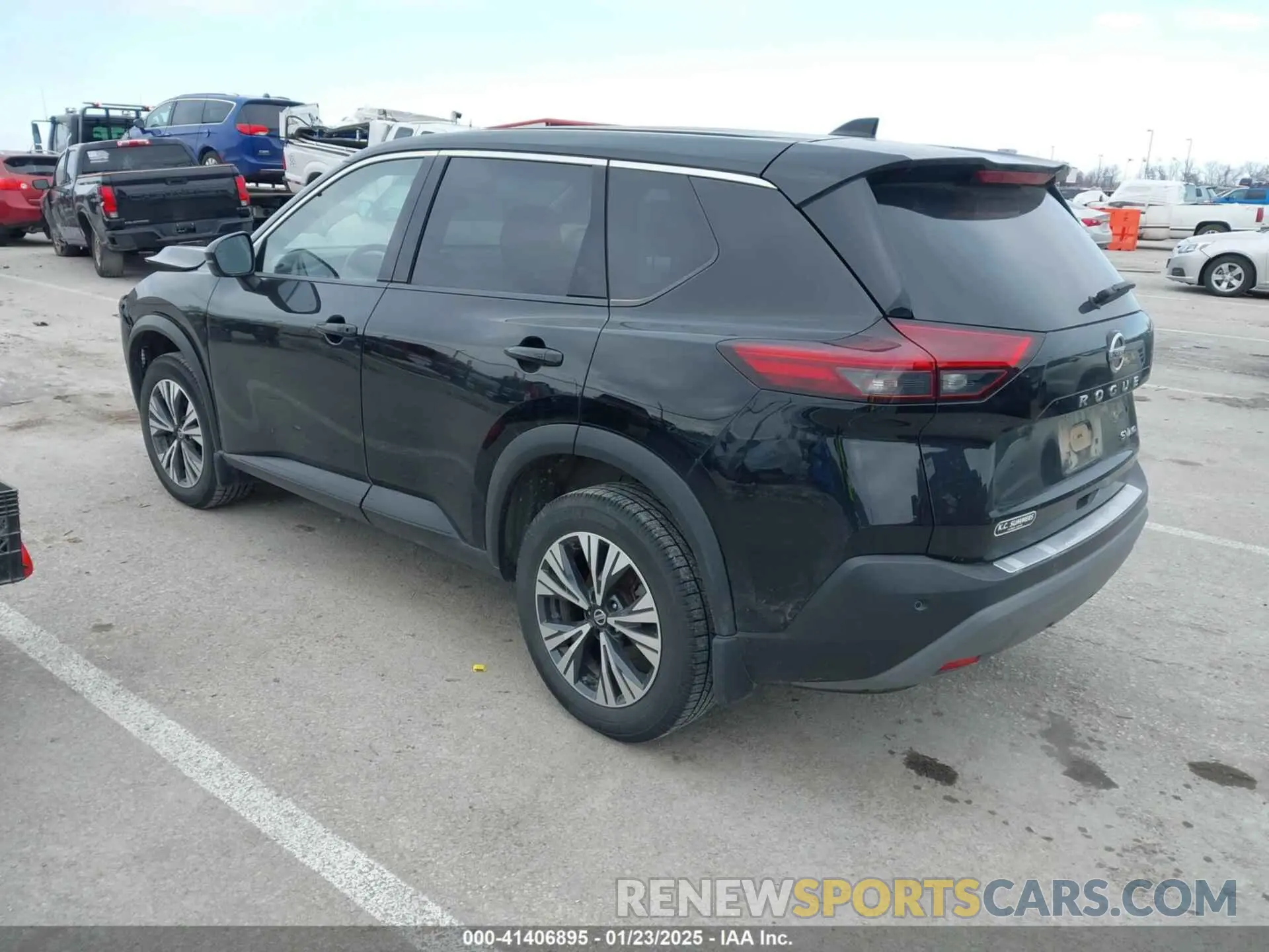 3 Photograph of a damaged car JN8AT3BB1MW204809 NISSAN ROGUE 2021