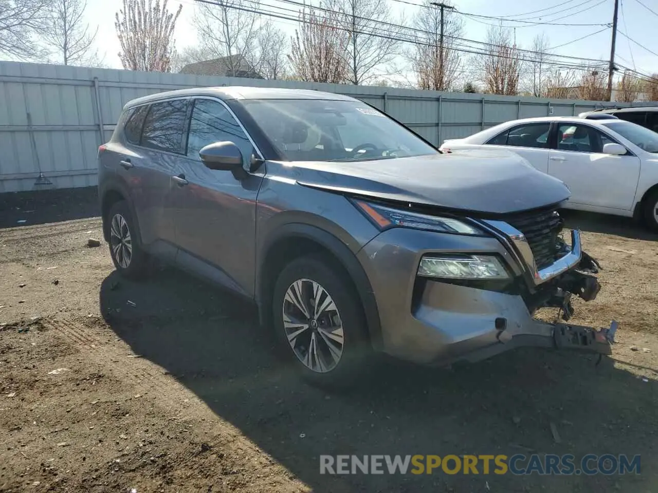 4 Photograph of a damaged car JN8AT3BB1MW209850 NISSAN ROGUE 2021