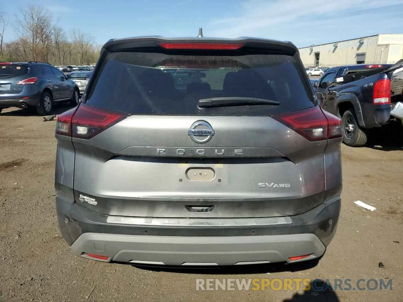 6 Photograph of a damaged car JN8AT3BB1MW209850 NISSAN ROGUE 2021