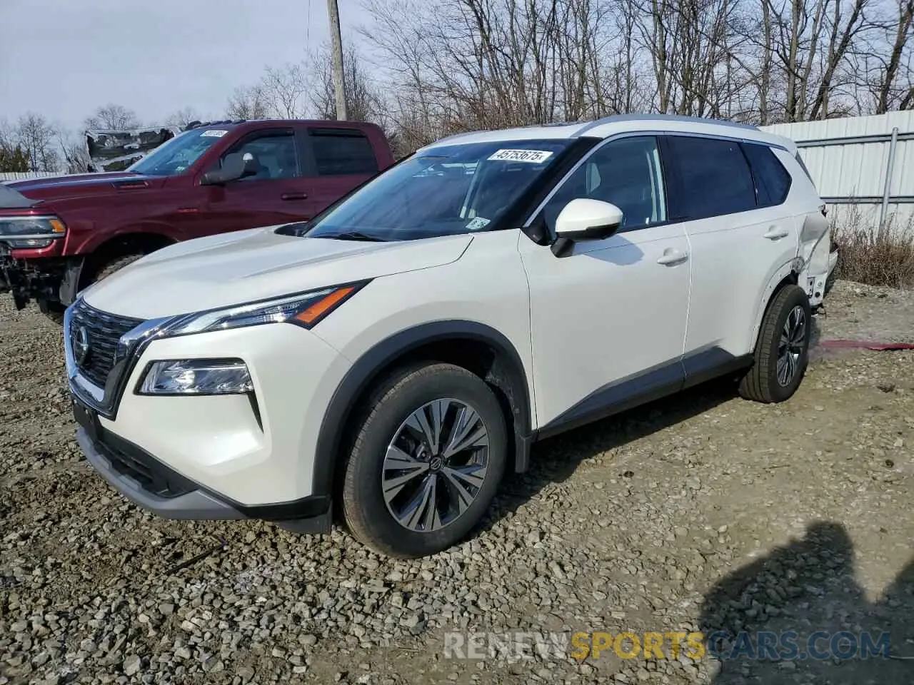 1 Photograph of a damaged car JN8AT3BB1MW234361 NISSAN ROGUE 2021