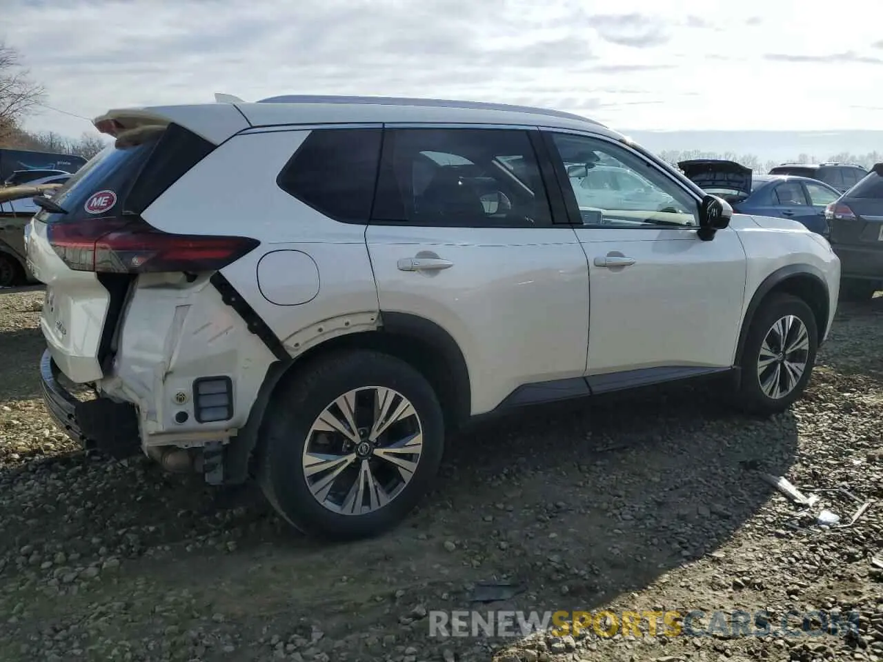 3 Photograph of a damaged car JN8AT3BB1MW234361 NISSAN ROGUE 2021