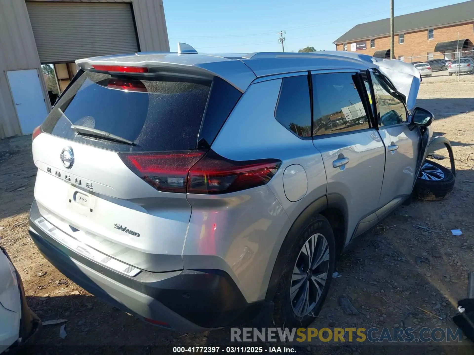 4 Photograph of a damaged car JN8AT3BB1MW235770 NISSAN ROGUE 2021