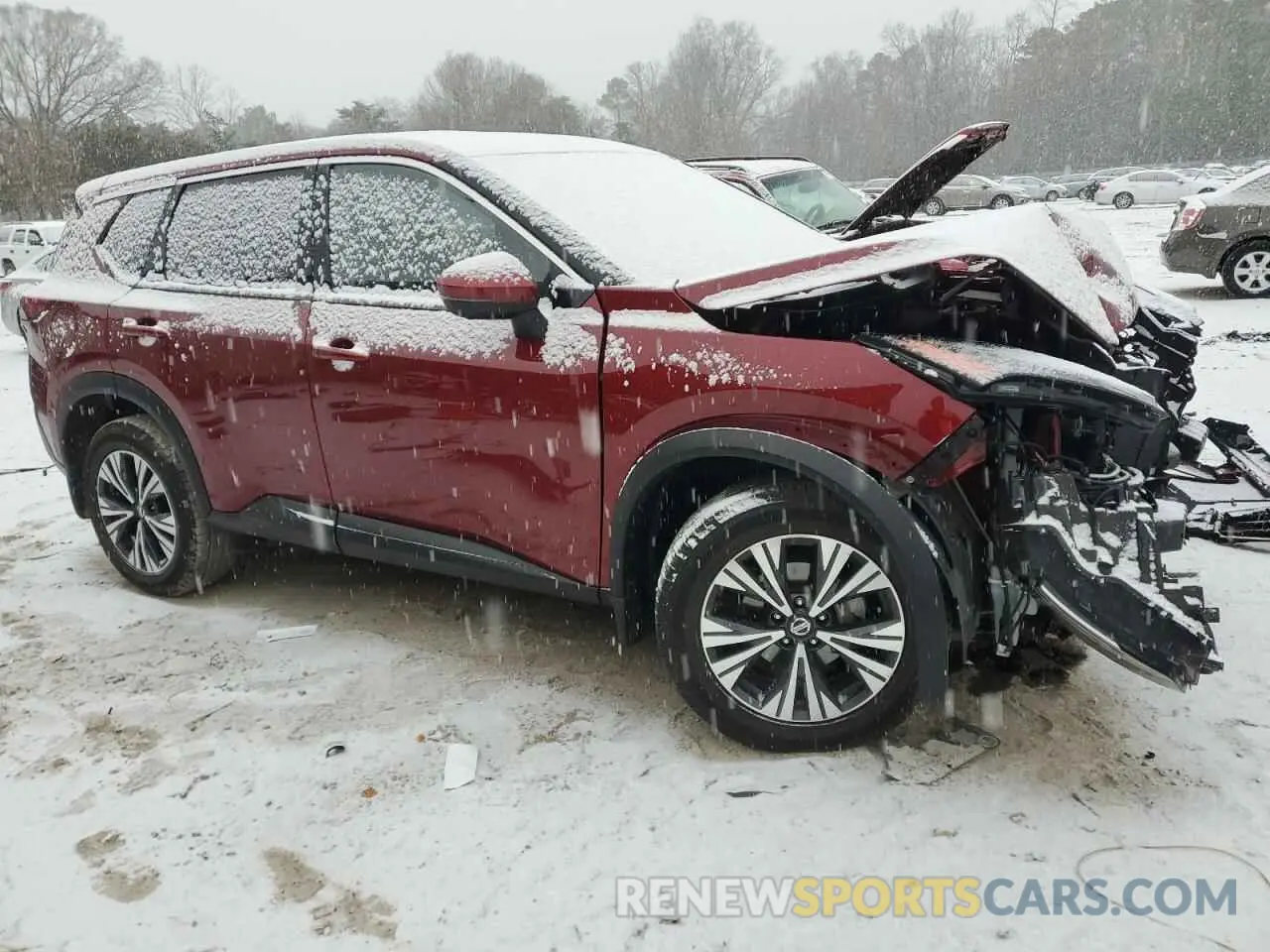 4 Photograph of a damaged car JN8AT3BB2MW210019 NISSAN ROGUE 2021