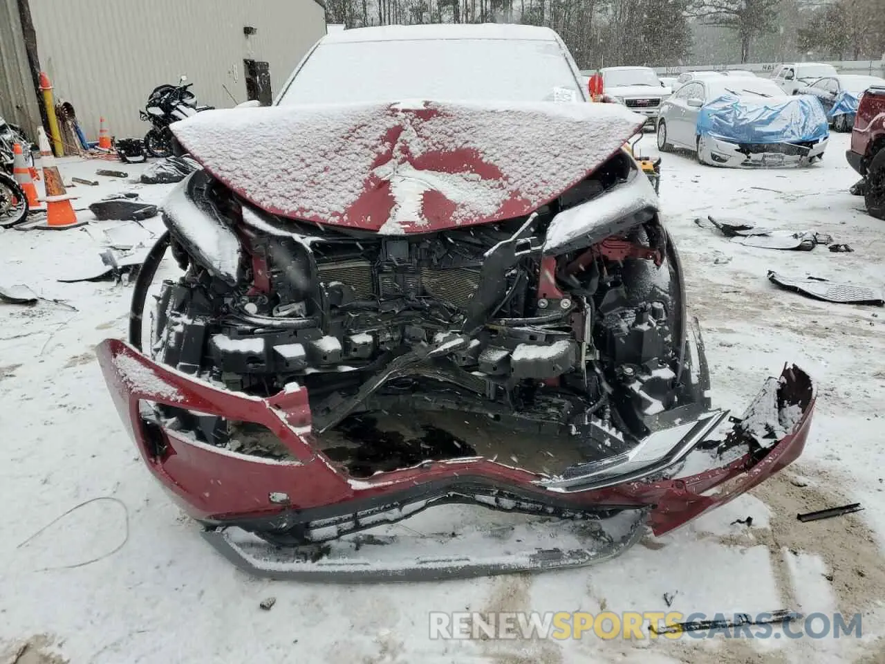 5 Photograph of a damaged car JN8AT3BB2MW210019 NISSAN ROGUE 2021