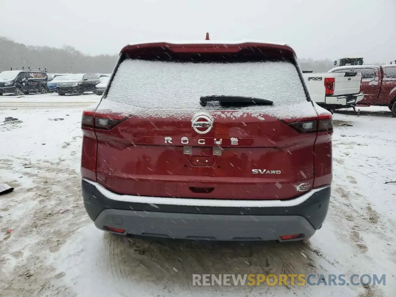6 Photograph of a damaged car JN8AT3BB2MW210019 NISSAN ROGUE 2021