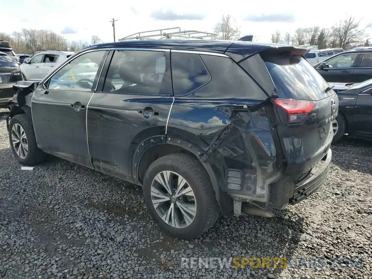 2 Photograph of a damaged car JN8AT3BB2MW221814 NISSAN ROGUE 2021