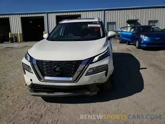 14 Photograph of a damaged car JN8AT3BB2MW228648 NISSAN ROGUE 2021