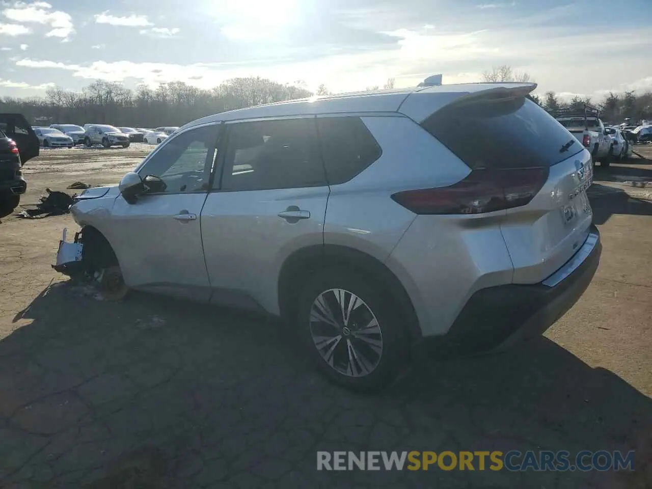 2 Photograph of a damaged car JN8AT3BB3MW226035 NISSAN ROGUE 2021