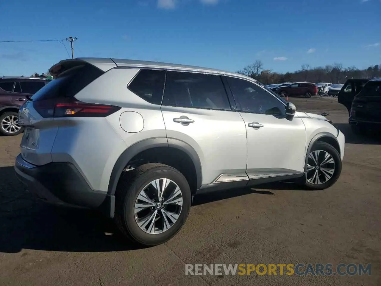 3 Photograph of a damaged car JN8AT3BB3MW226035 NISSAN ROGUE 2021