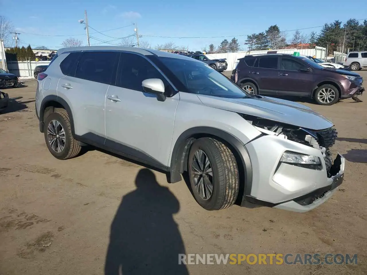 4 Photograph of a damaged car JN8AT3BB3MW226035 NISSAN ROGUE 2021
