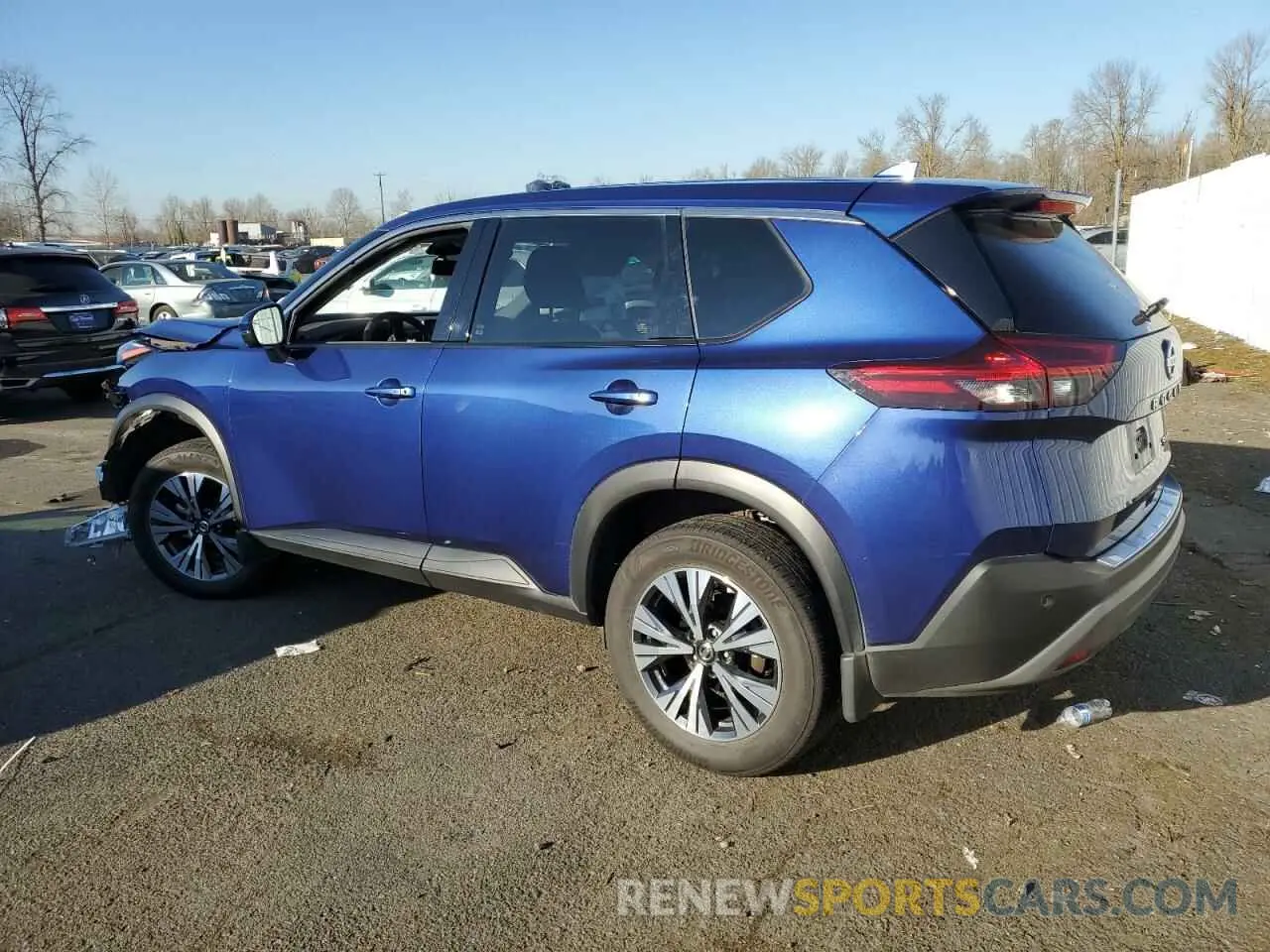 2 Photograph of a damaged car JN8AT3BB3MW227881 NISSAN ROGUE 2021