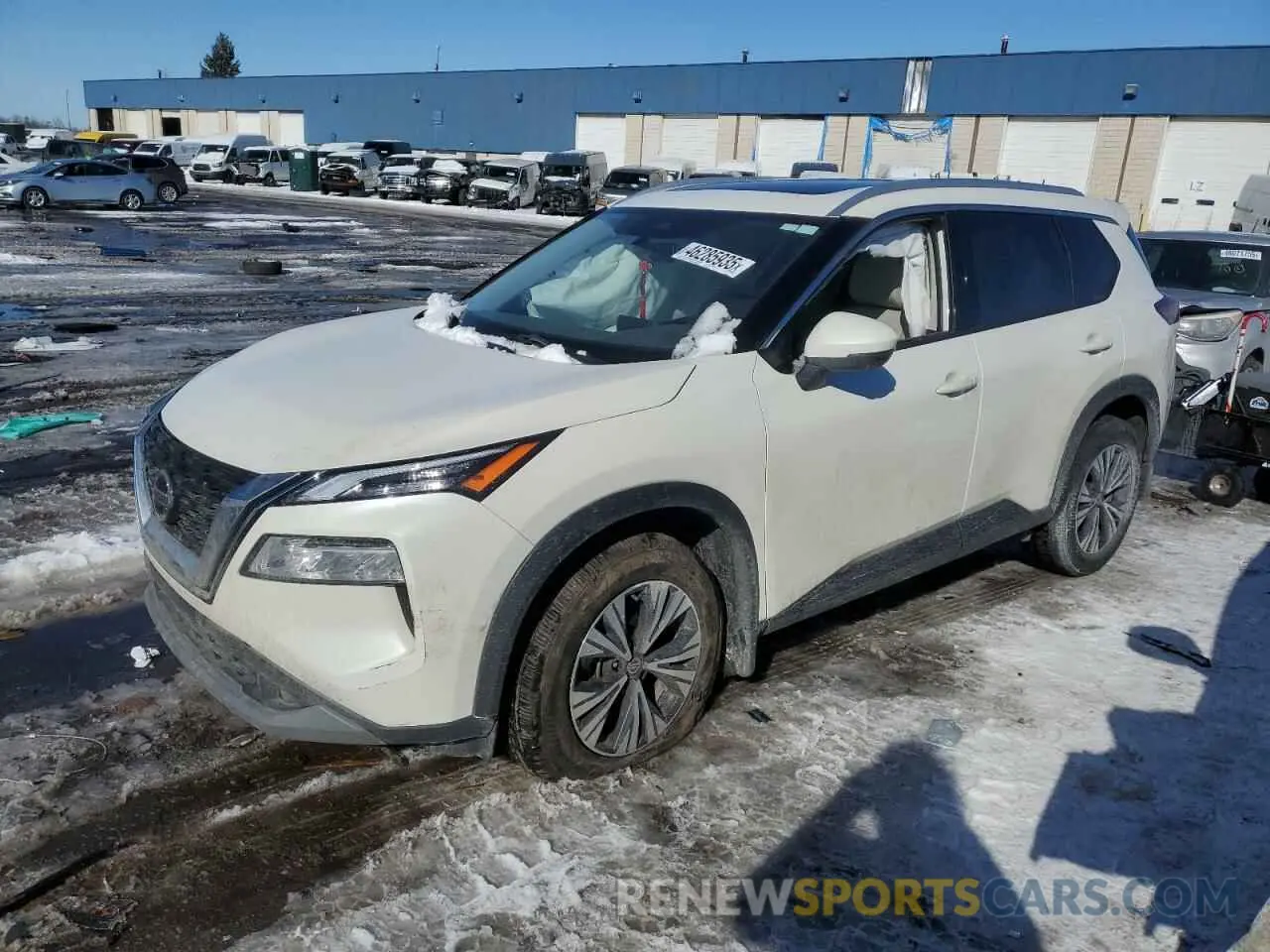 1 Photograph of a damaged car JN8AT3BB3MW232868 NISSAN ROGUE 2021