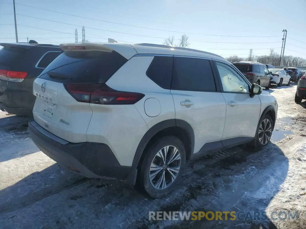 3 Photograph of a damaged car JN8AT3BB3MW232868 NISSAN ROGUE 2021