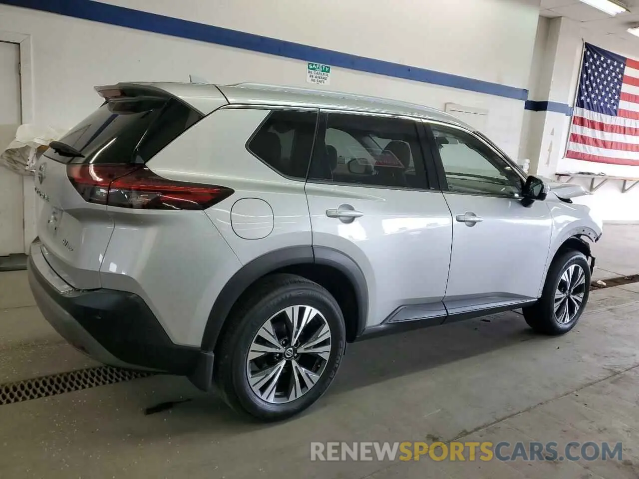 3 Photograph of a damaged car JN8AT3BB4MW205131 NISSAN ROGUE 2021