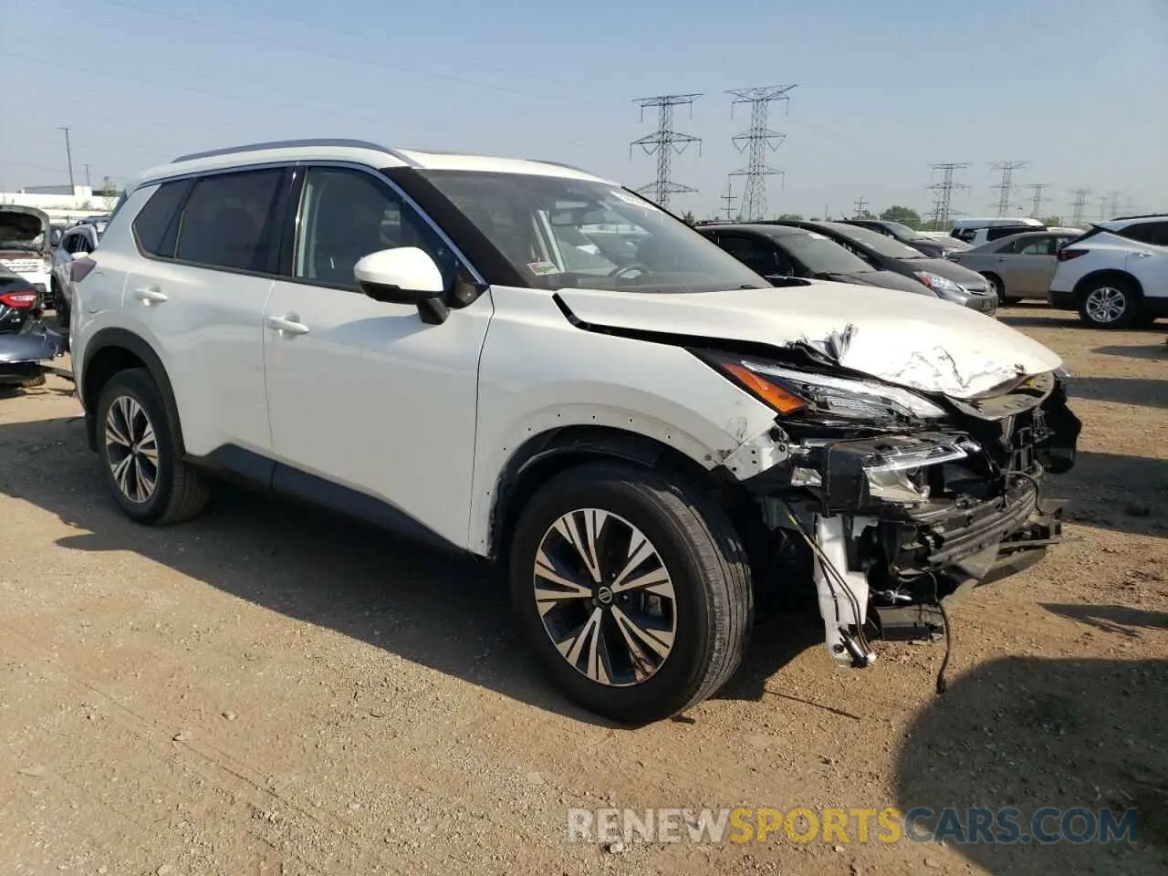 4 Photograph of a damaged car JN8AT3BB4MW210829 NISSAN ROGUE 2021