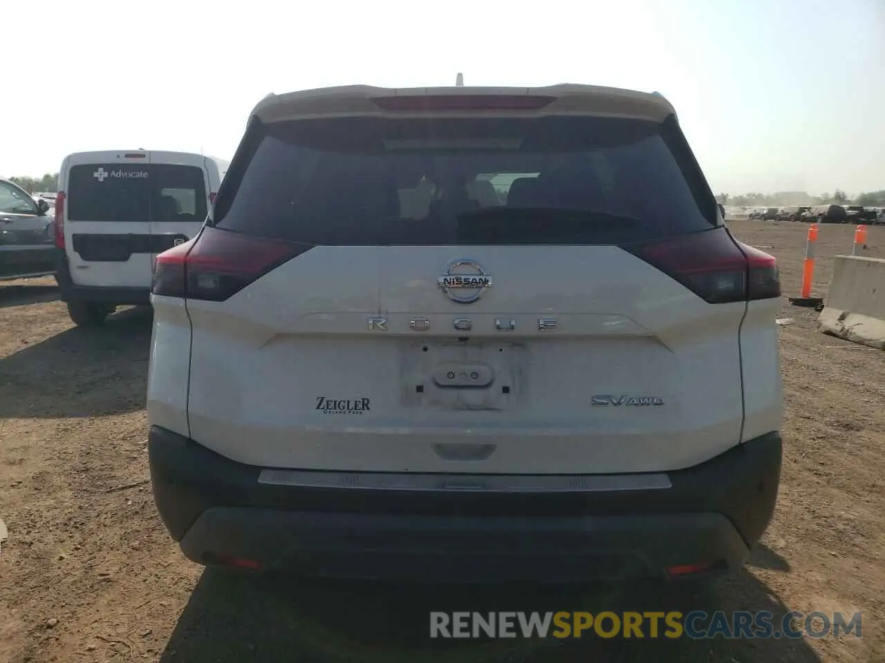 6 Photograph of a damaged car JN8AT3BB4MW210829 NISSAN ROGUE 2021