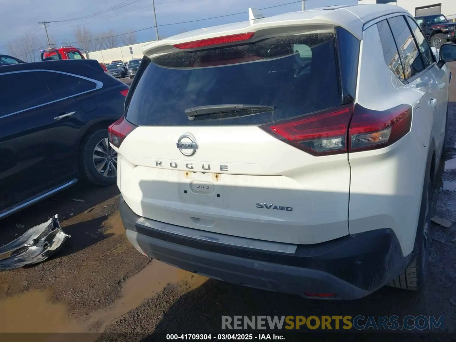16 Photograph of a damaged car JN8AT3BB4MW213343 NISSAN ROGUE 2021