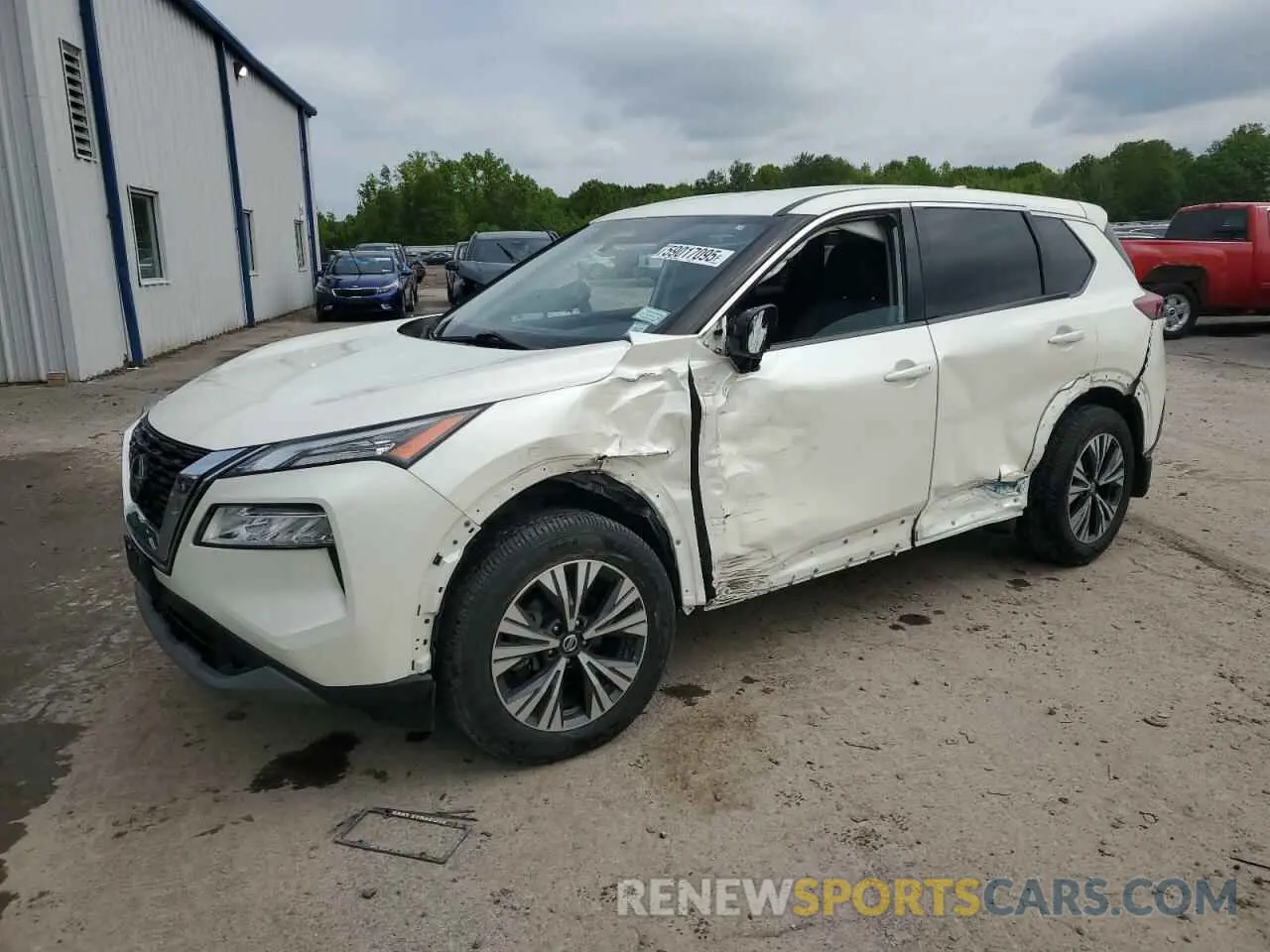 1 Photograph of a damaged car JN8AT3BB4MW221345 NISSAN ROGUE 2021