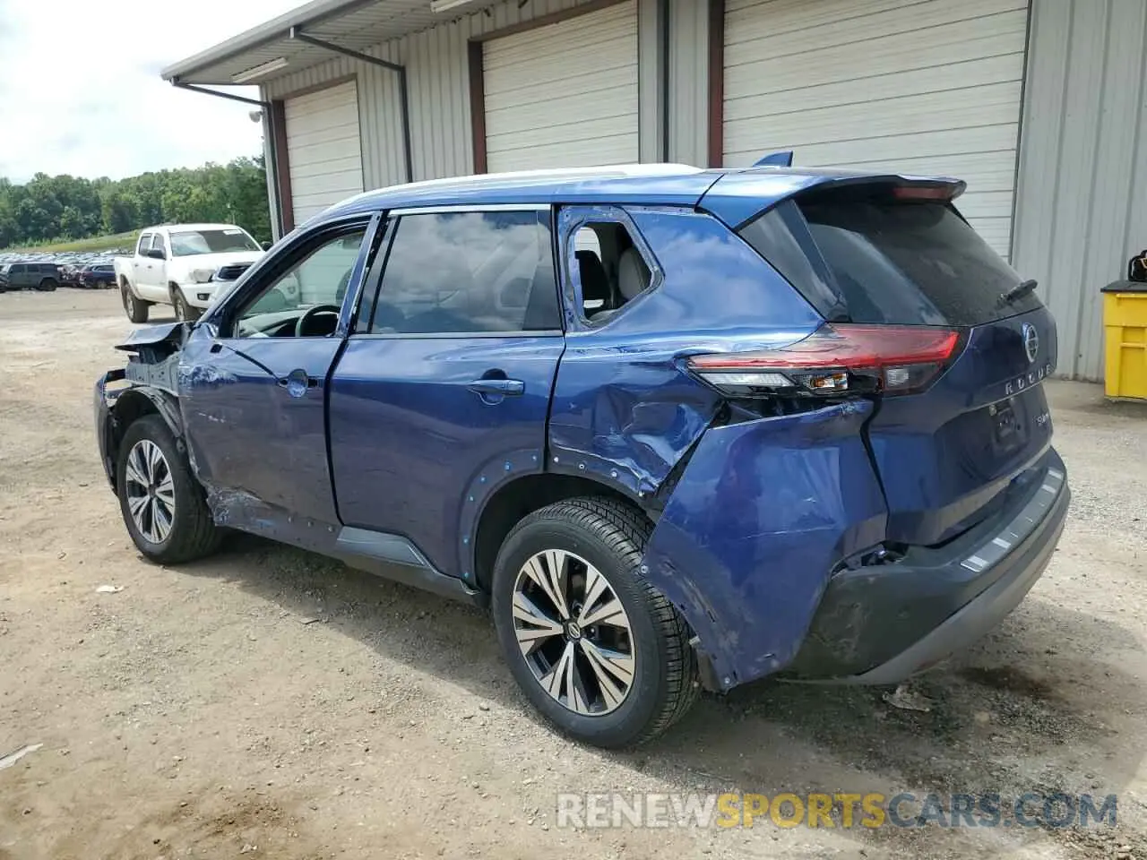 2 Photograph of a damaged car JN8AT3BB4MW222608 NISSAN ROGUE 2021