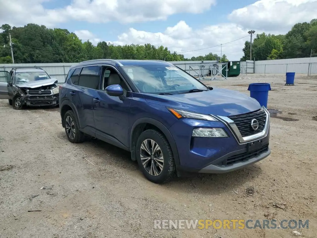 4 Photograph of a damaged car JN8AT3BB4MW222608 NISSAN ROGUE 2021