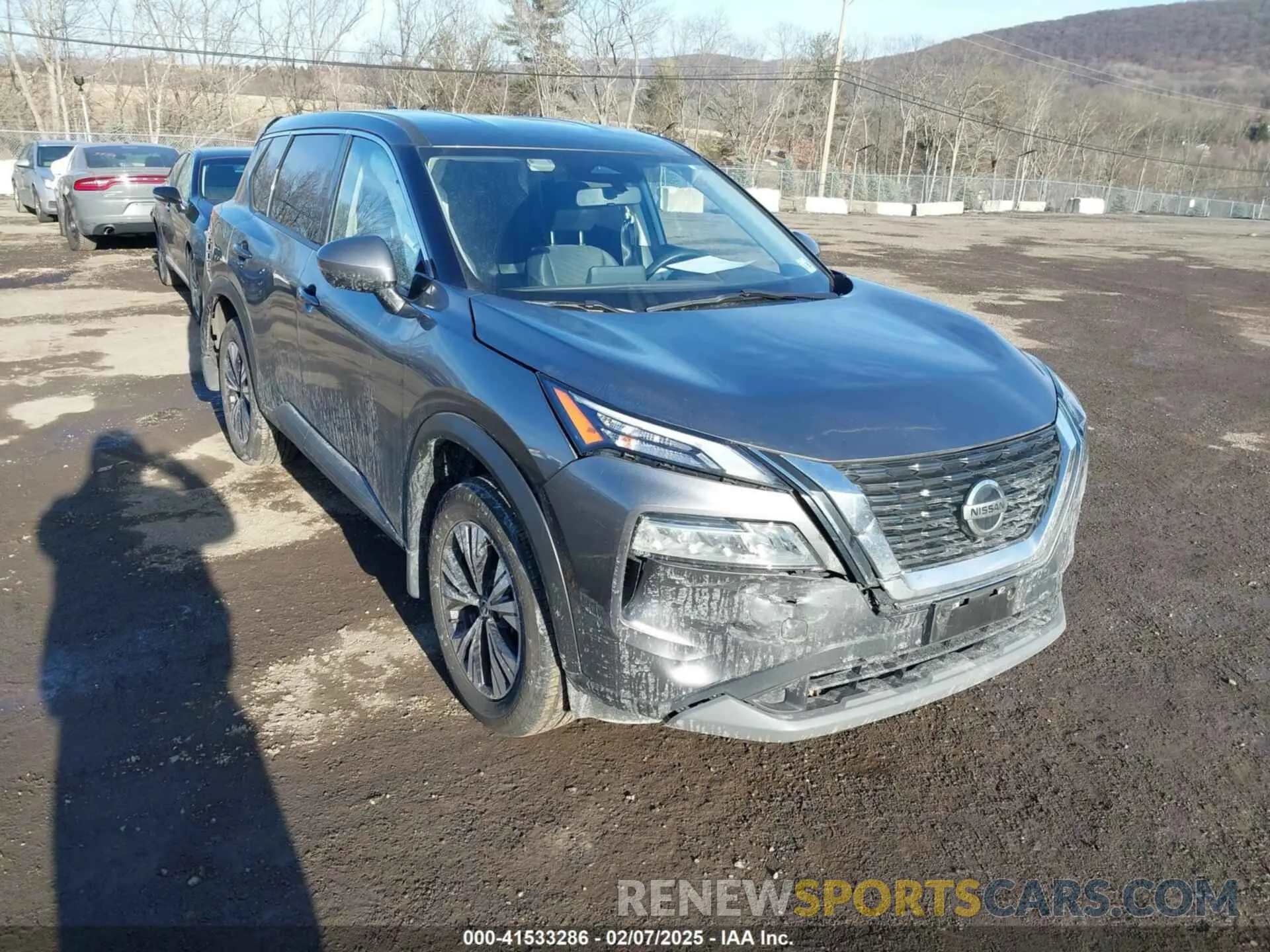 1 Photograph of a damaged car JN8AT3BB5MW203436 NISSAN ROGUE 2021