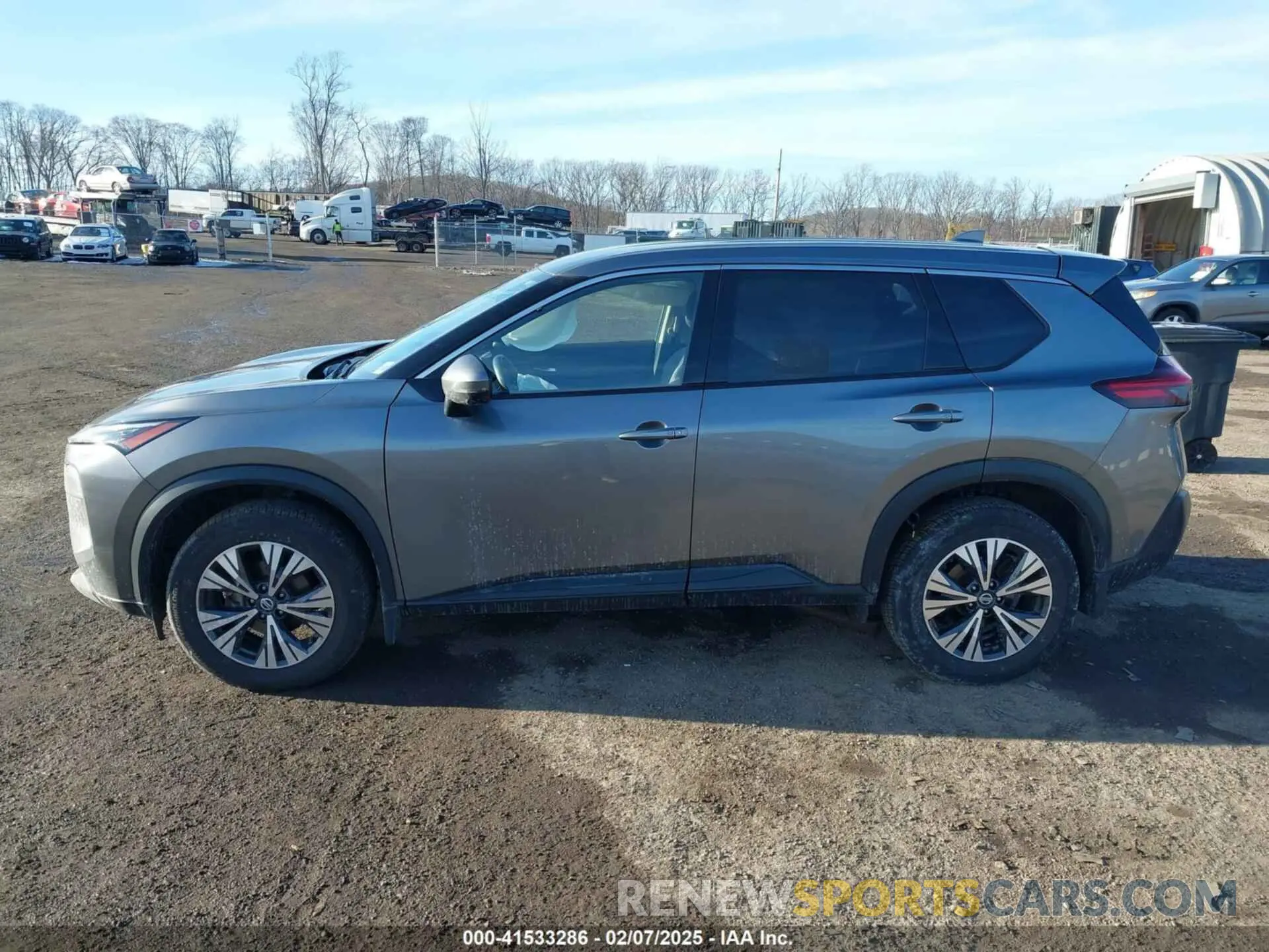14 Photograph of a damaged car JN8AT3BB5MW203436 NISSAN ROGUE 2021