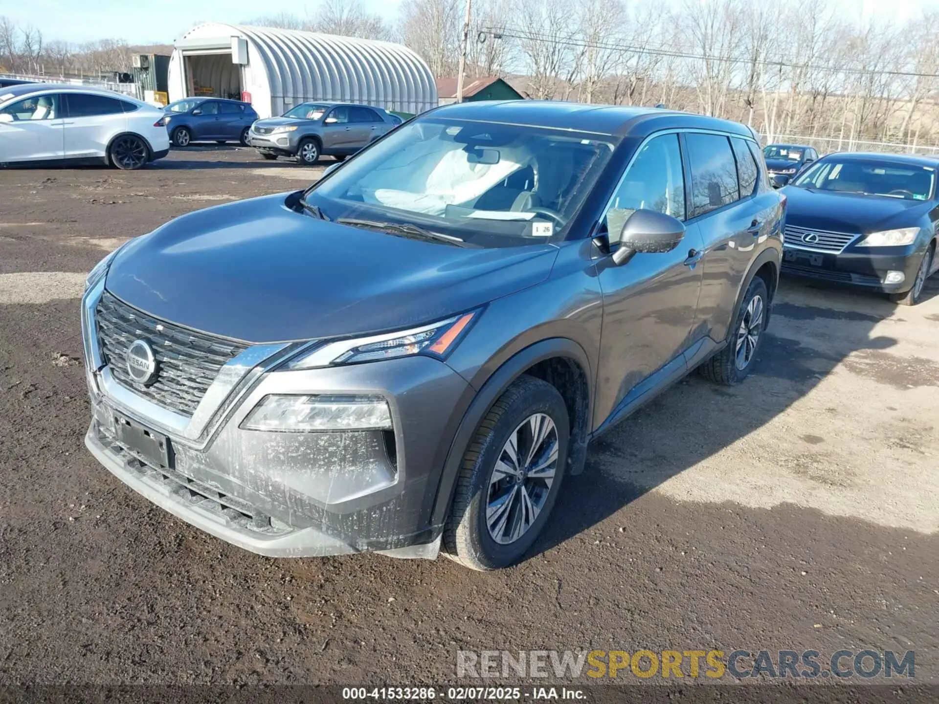 2 Photograph of a damaged car JN8AT3BB5MW203436 NISSAN ROGUE 2021