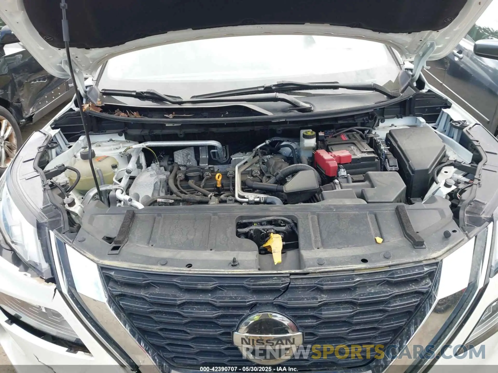 10 Photograph of a damaged car JN8AT3BB5MW203775 NISSAN ROGUE 2021