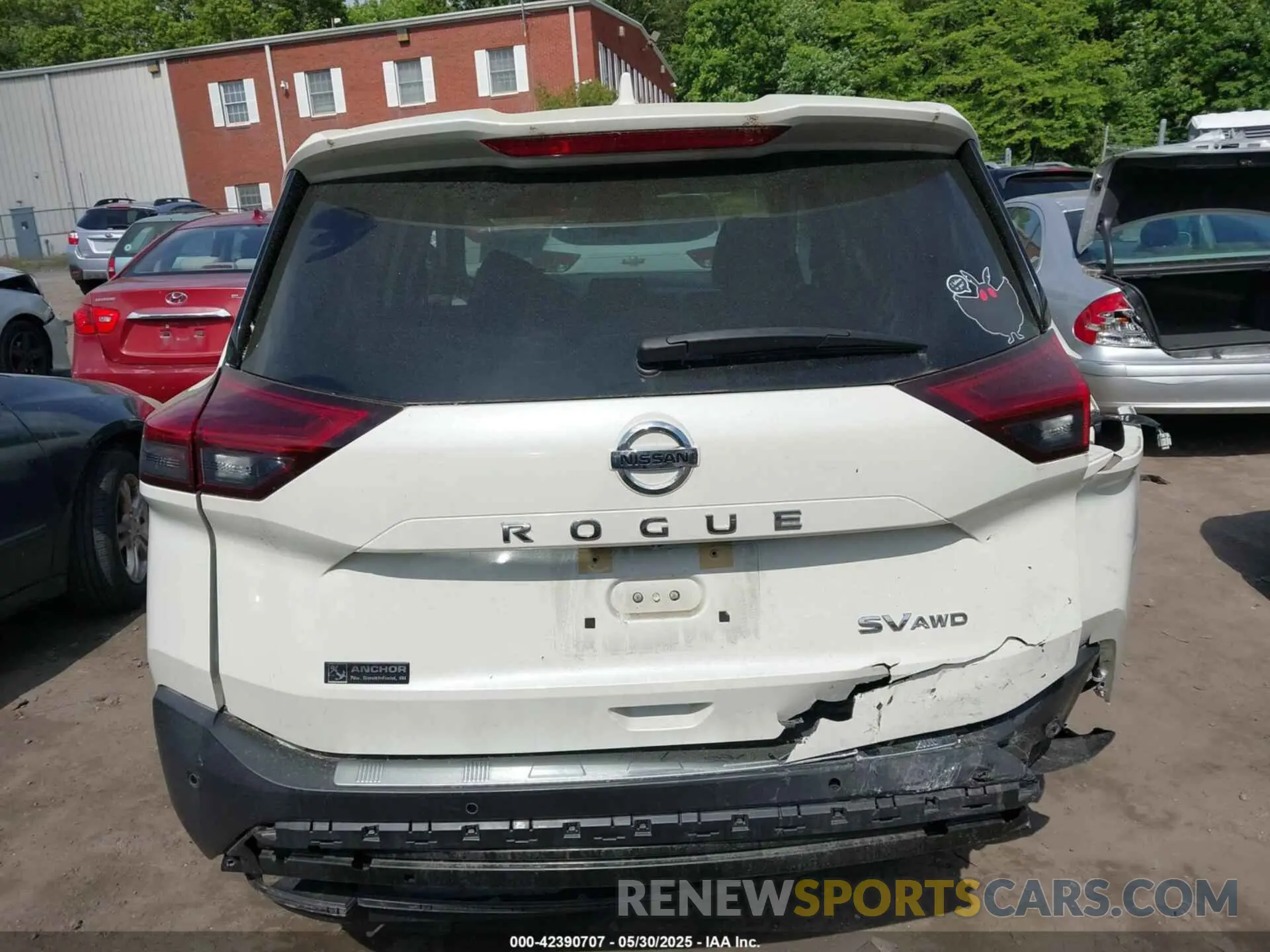 17 Photograph of a damaged car JN8AT3BB5MW203775 NISSAN ROGUE 2021