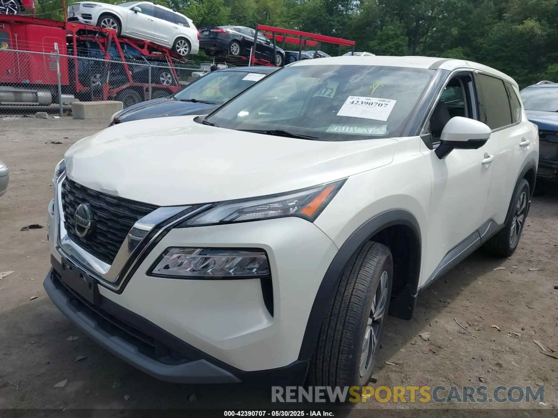 2 Photograph of a damaged car JN8AT3BB5MW203775 NISSAN ROGUE 2021
