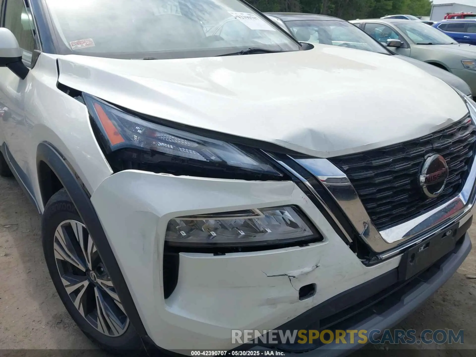 6 Photograph of a damaged car JN8AT3BB5MW203775 NISSAN ROGUE 2021