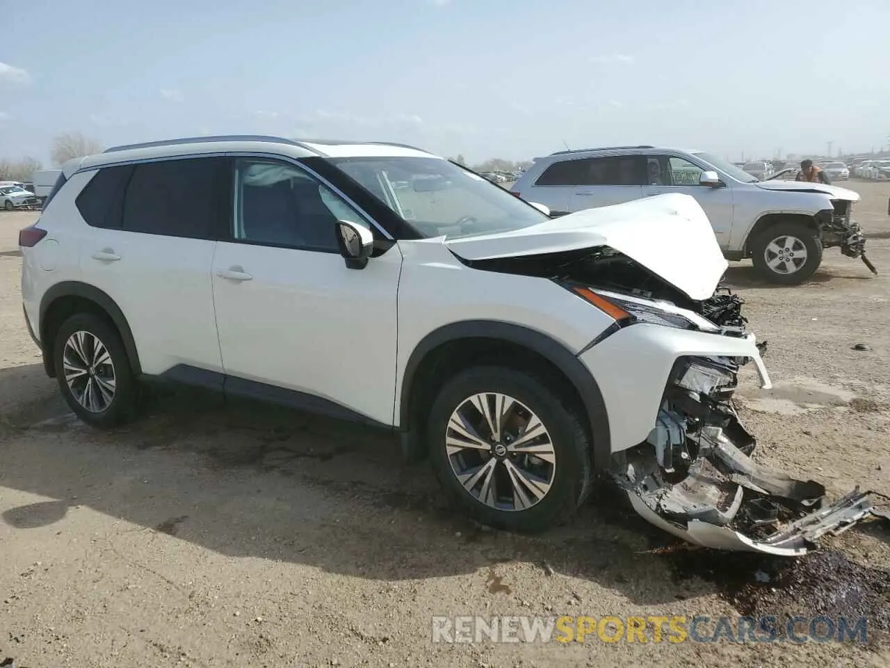 4 Photograph of a damaged car JN8AT3BB5MW205669 NISSAN ROGUE 2021