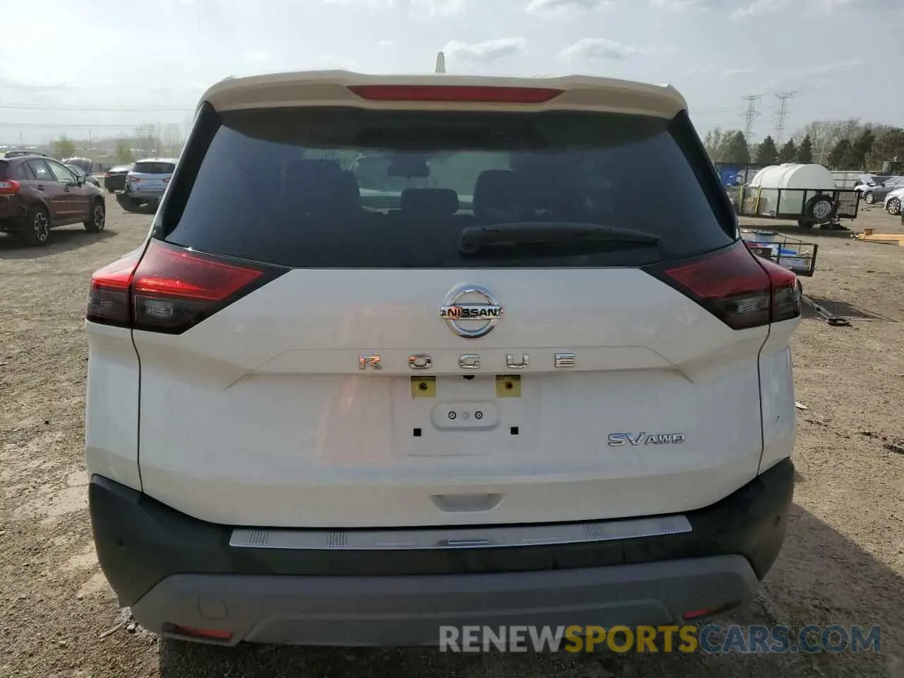 6 Photograph of a damaged car JN8AT3BB5MW205669 NISSAN ROGUE 2021