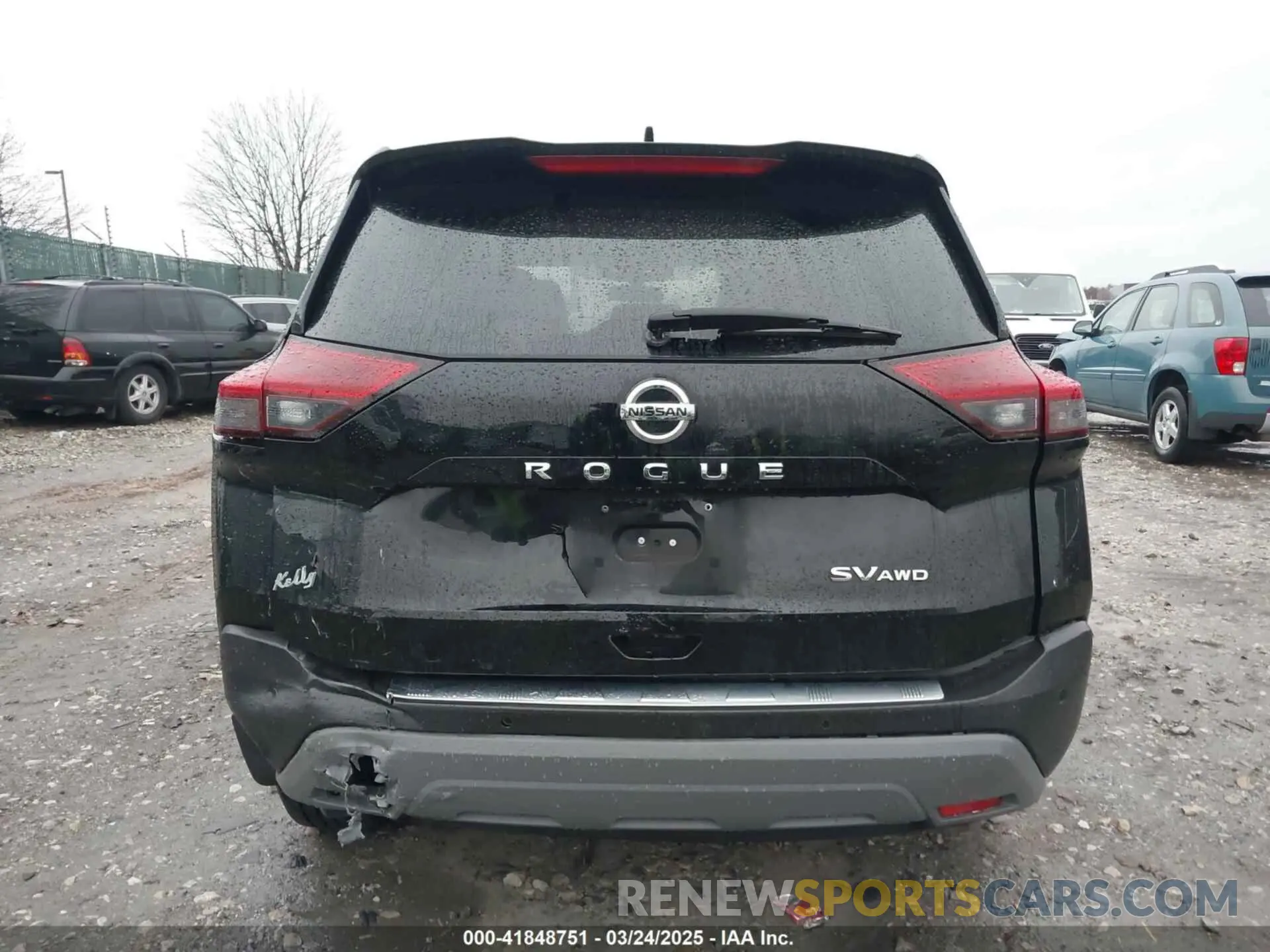 16 Photograph of a damaged car JN8AT3BB5MW212542 NISSAN ROGUE 2021