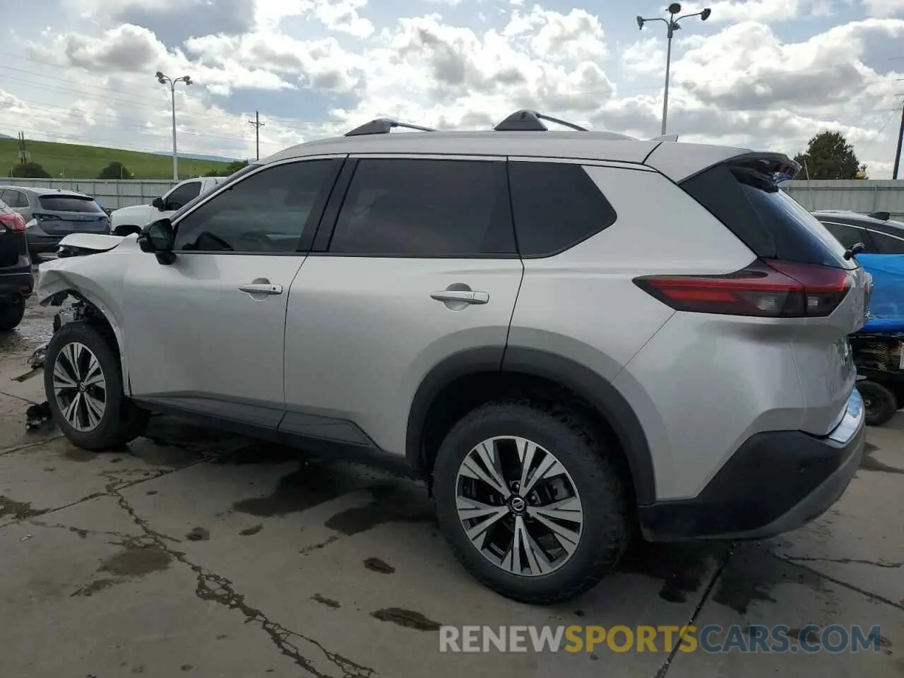 2 Photograph of a damaged car JN8AT3BB5MW213156 NISSAN ROGUE 2021