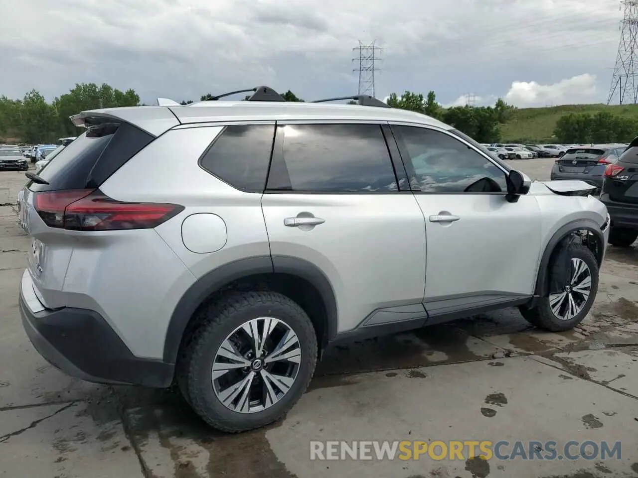 3 Photograph of a damaged car JN8AT3BB5MW213156 NISSAN ROGUE 2021