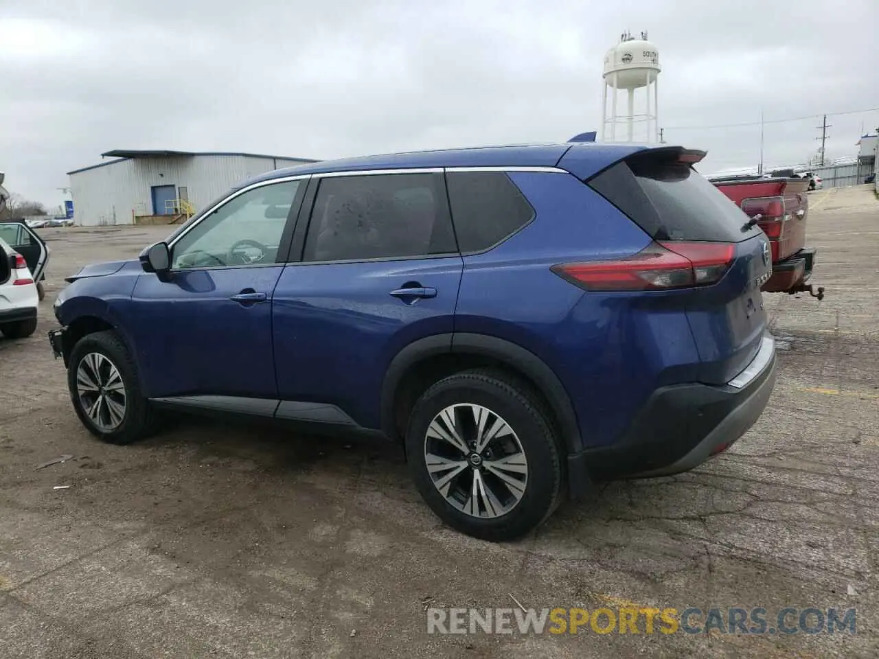 2 Photograph of a damaged car JN8AT3BB5MW224111 NISSAN ROGUE 2021