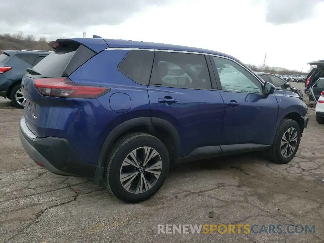 3 Photograph of a damaged car JN8AT3BB5MW224111 NISSAN ROGUE 2021
