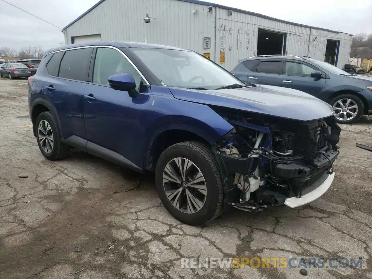 4 Photograph of a damaged car JN8AT3BB5MW224111 NISSAN ROGUE 2021