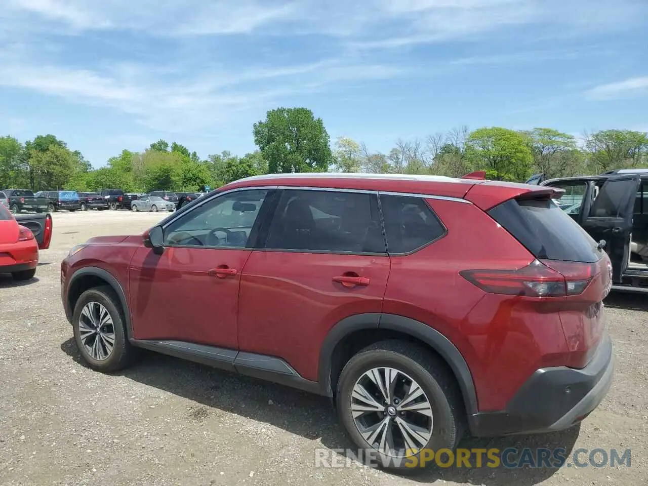2 Photograph of a damaged car JN8AT3BB5MW229213 NISSAN ROGUE 2021